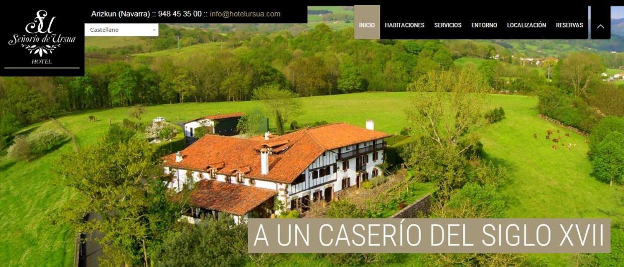 Hotel Senorio De Ursua 아리츠쿤 외부 사진